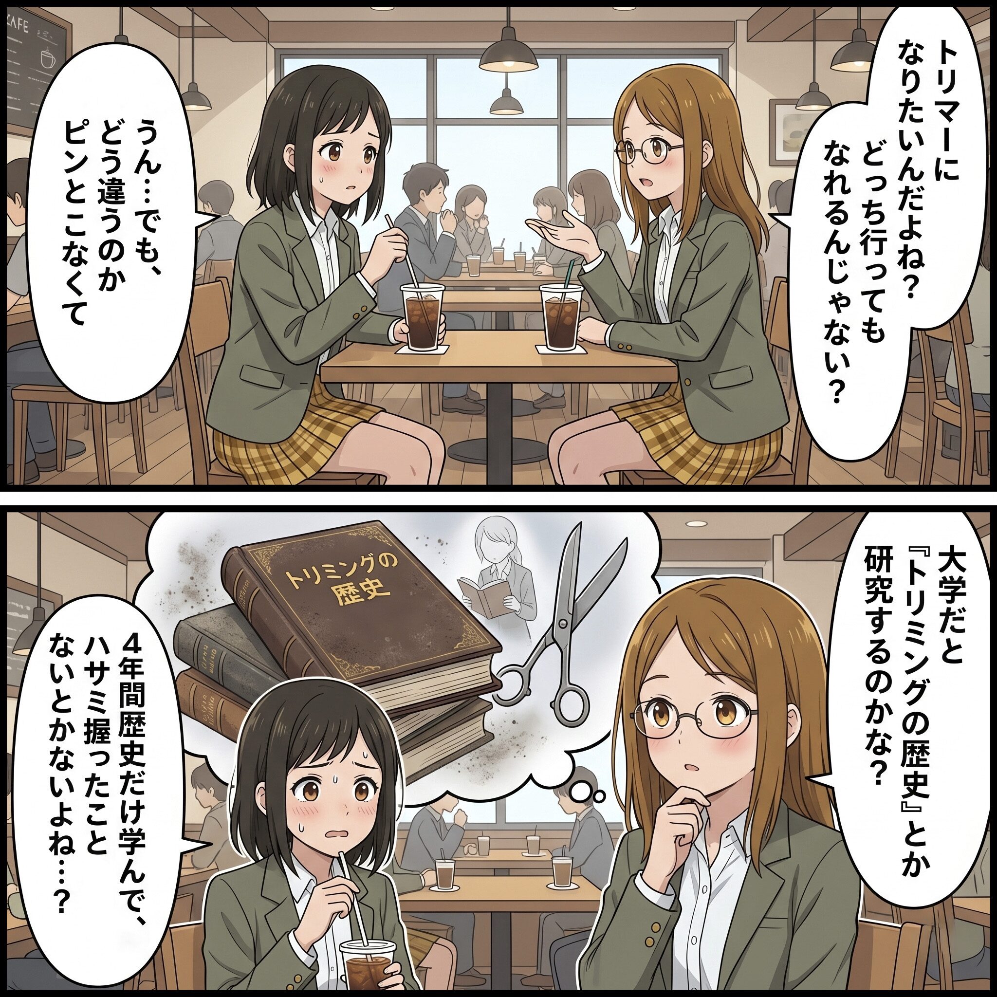 信州松本動物専門学校_専門学校と大学の違いと進路選びのポイント_紹介2コマ漫画3