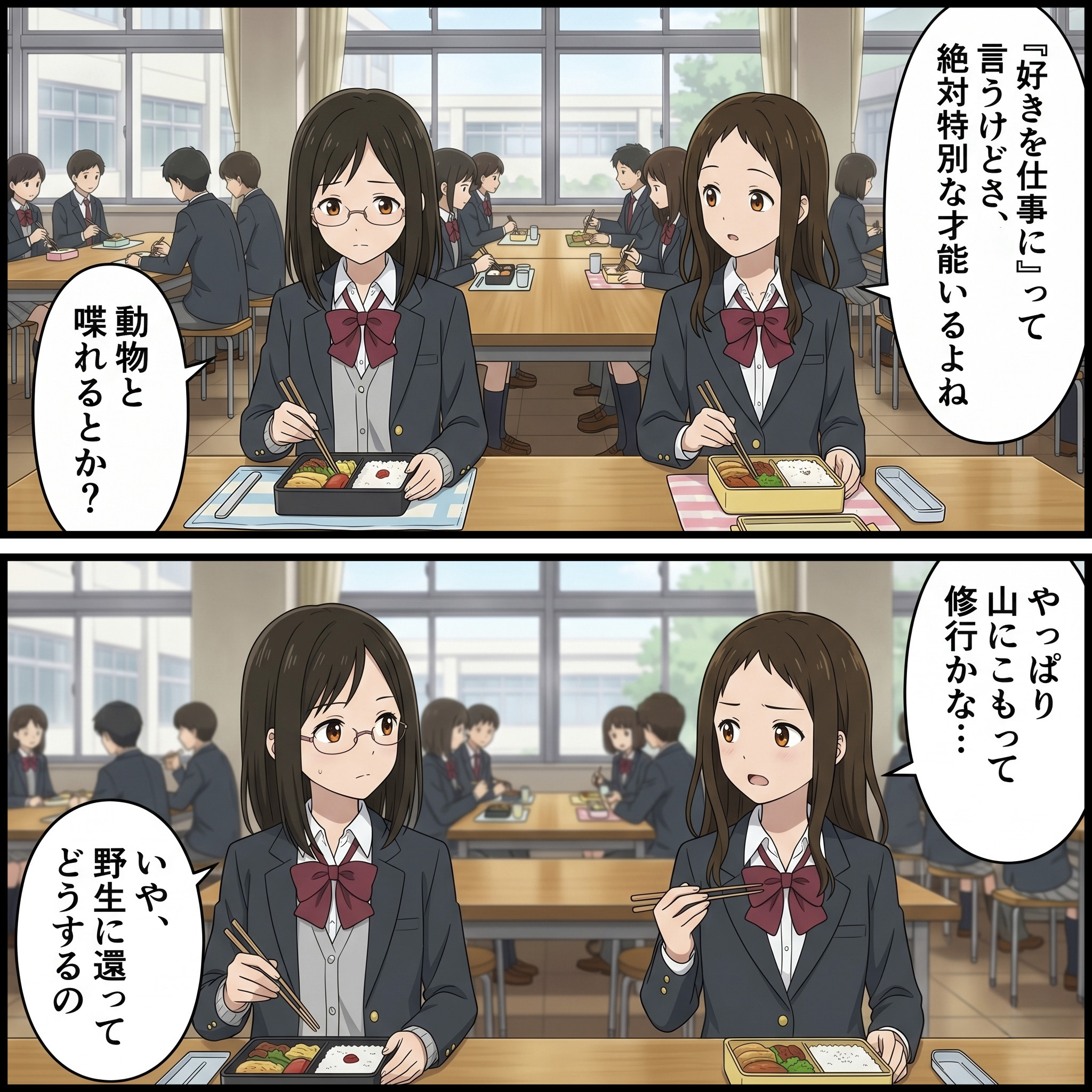 信州松本動物専門学校_「好き」を仕事にするための進路の考え方_紹介2コマ漫画1