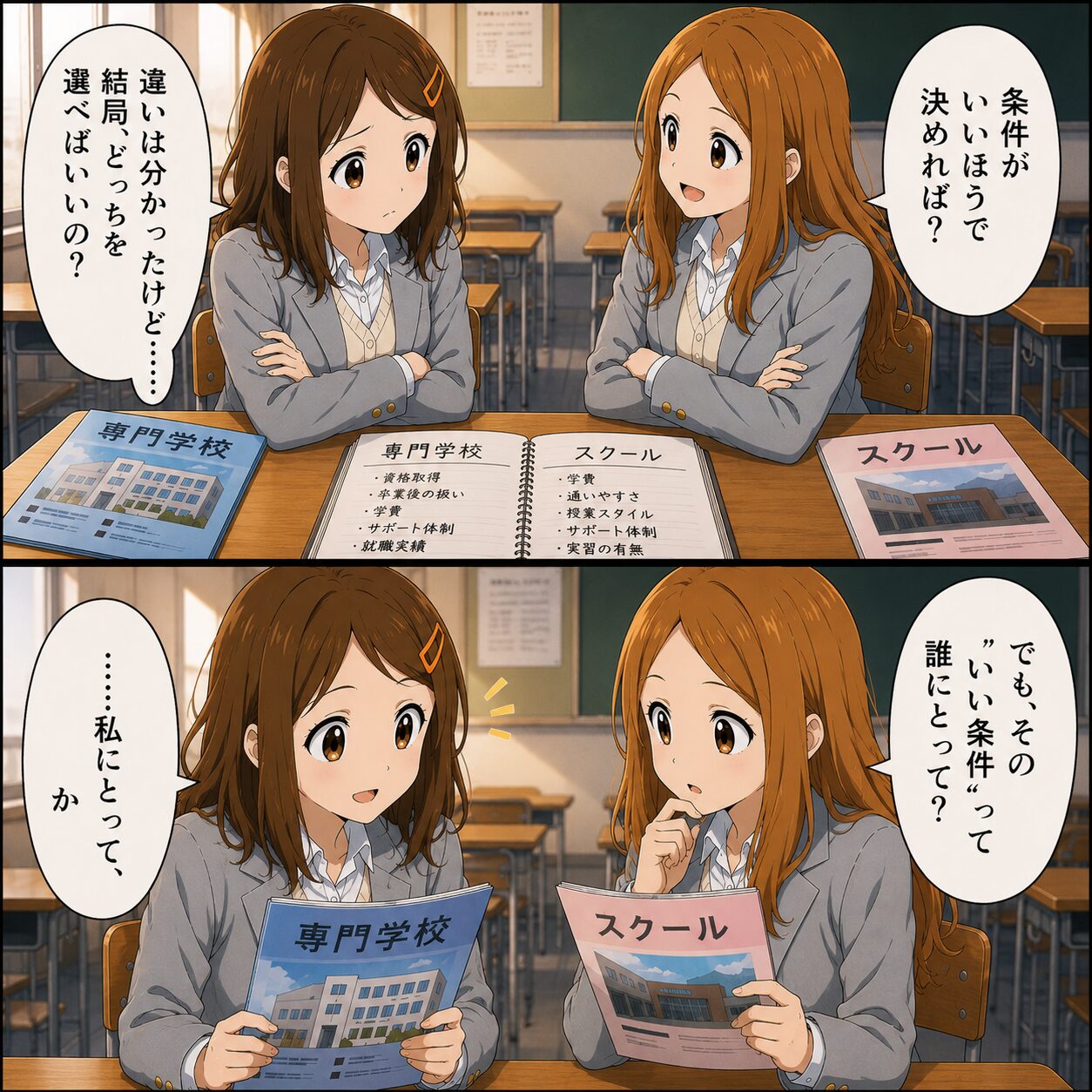 専門学校と無認可校で比較の軸がわかってきた高校生