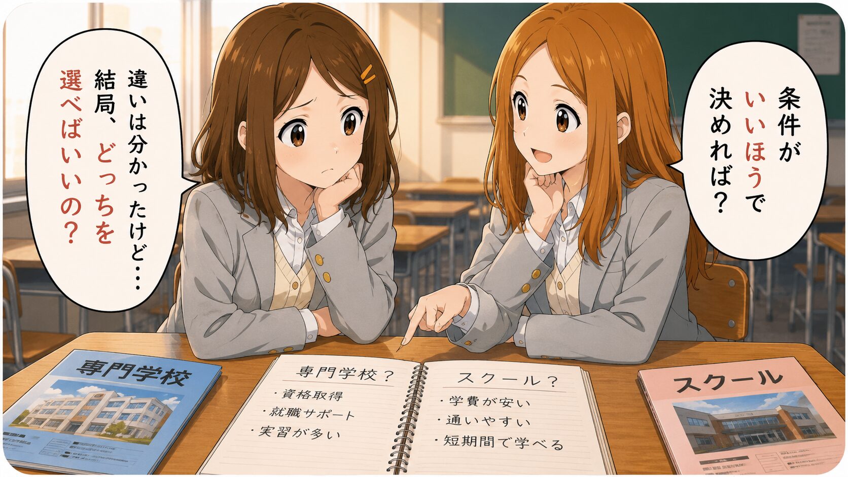 専門学校とスクールの違いとは？認可校のメリットと進路選びのポイント